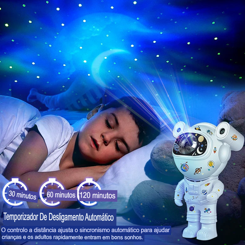 Astronauta Galaxy - Projetor e Luminária