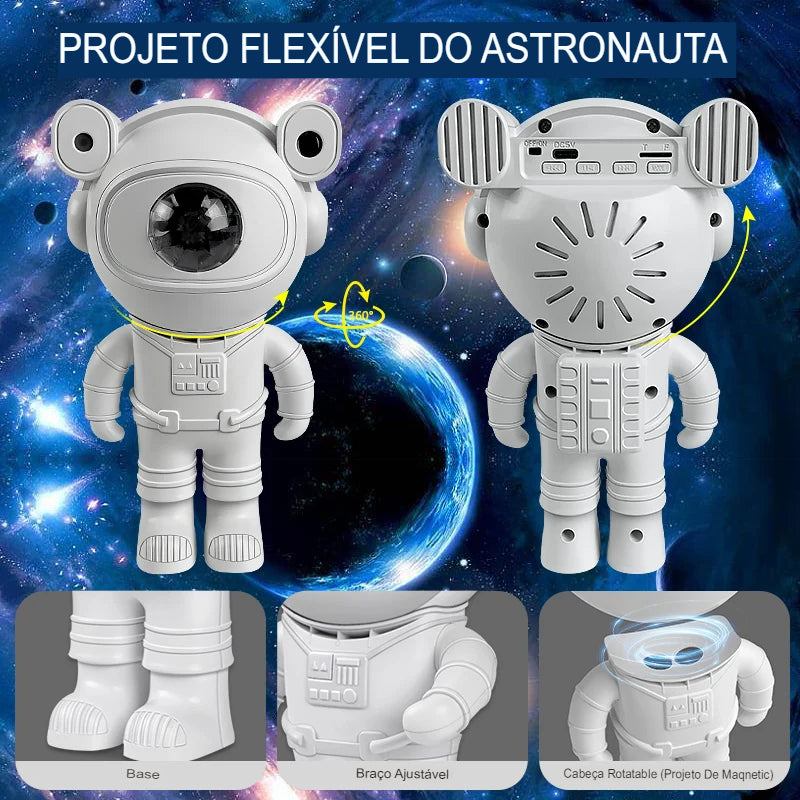 Astronauta Galaxy - Projetor e Luminária