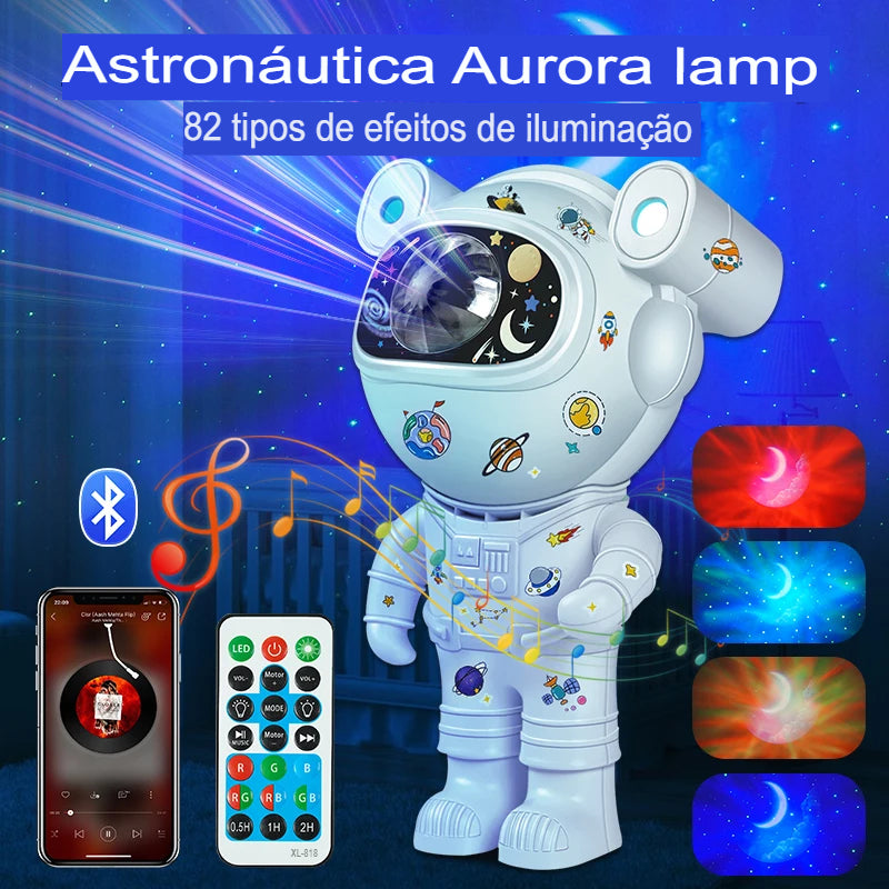 Astronauta Galaxy - Projetor e Luminária