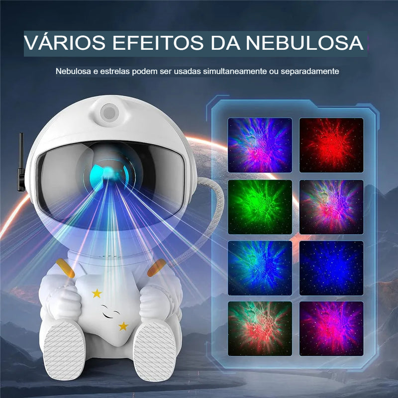 Astronauta Galaxy - Projetor e Luminária
